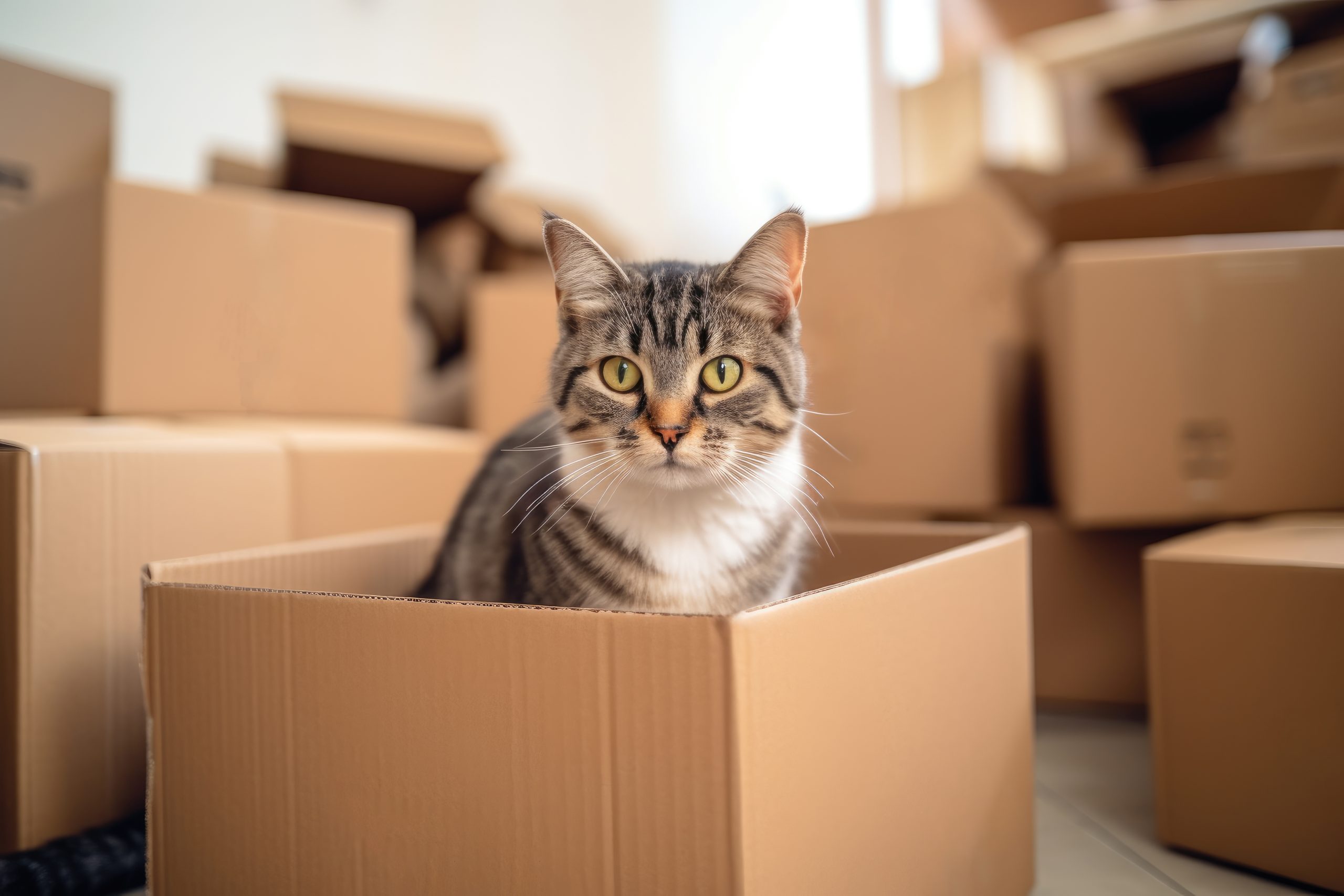 5 Handy Hacks for Moving Home with a Cat